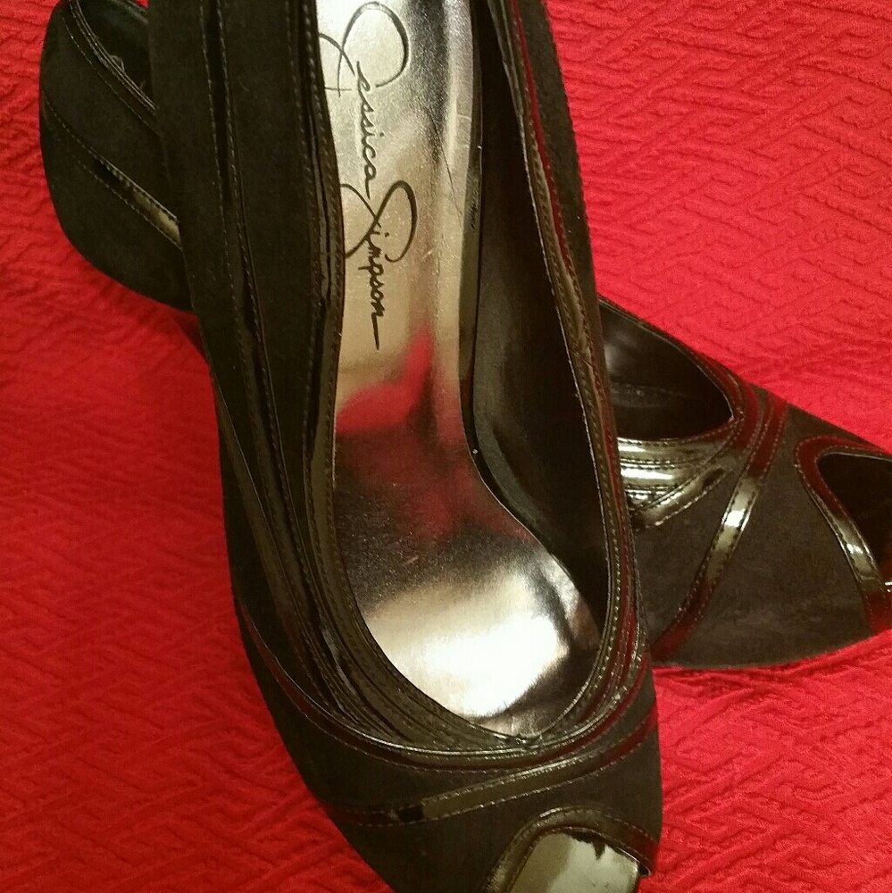 Jessica Simpson peep toe stiletto